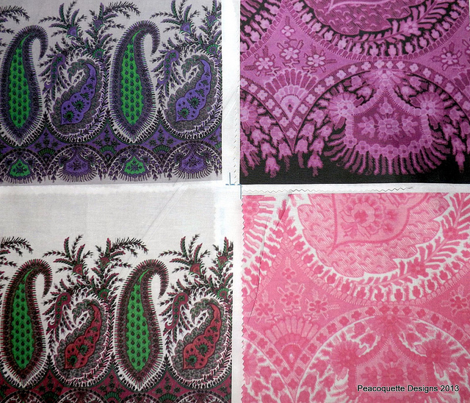 The Paisley Sublime ~ Anna Pink Border Print