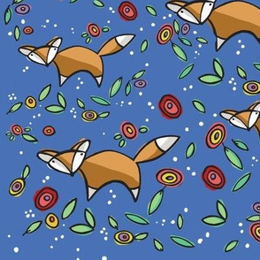 frolicking foxes