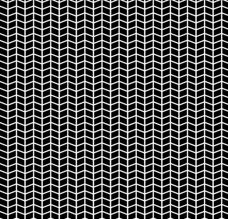 black and white herringbone
