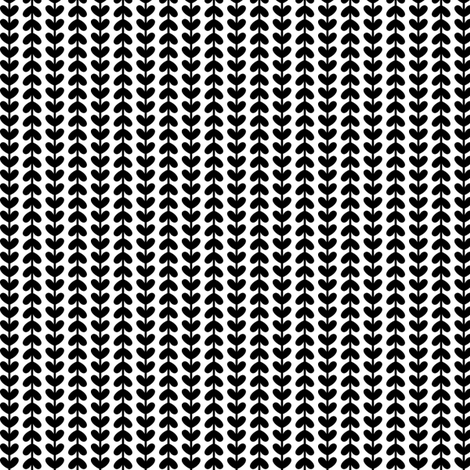 black and white vine hearts
