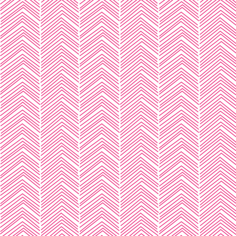 chevron ♥ dark pink and white