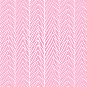 chevron ♥ dark pink and white