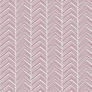 chevron ♥ red and white