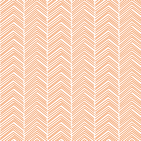 chevron ♥ orange and white