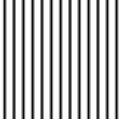 black and white ticking stripes