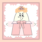 Penelope Pinhead Hawk Square Fabric