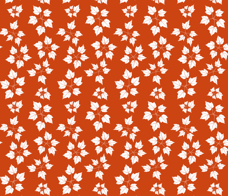 Leaf circles - red