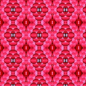 pink and red bubble balls
