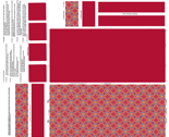 Binder Carrier in Red Matisse Print