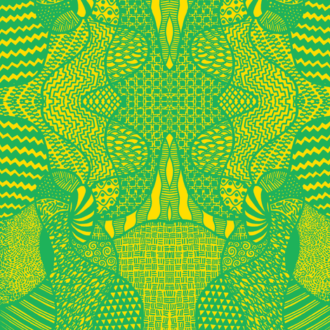 azteca fabric by iamseamonster on Spoonflower - custom fabric