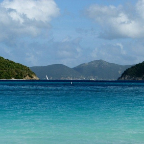 St. John beach view