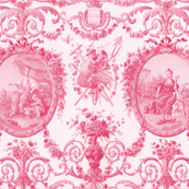 Rococo Harvest ~ Pink and White