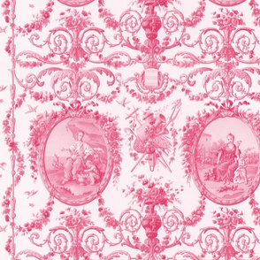 Rococo Harvest ~ Pink and White