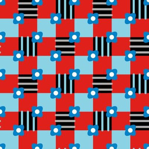 Flowers & Squares