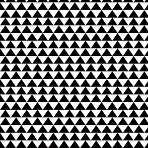 triangles black and white