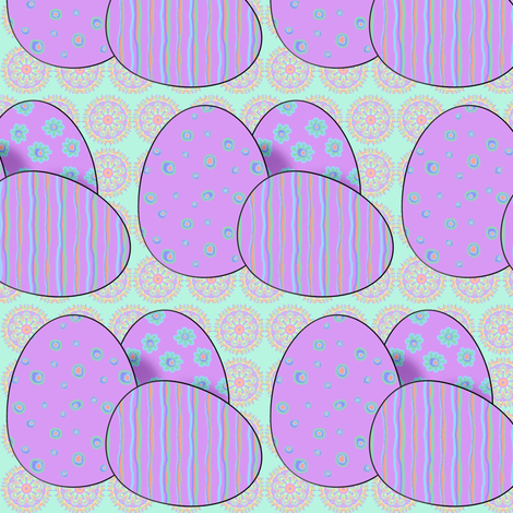 easter_eggs fabric by mammajamma on Spoonflower - custom fabric