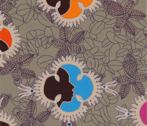 African Visage Winter Bright