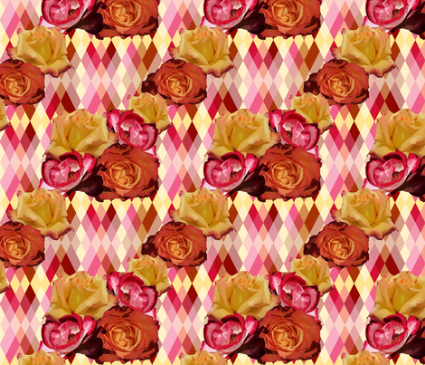 Spring Blooms Harlequin fabric by fentonslee on Spoonflower - custom fabric