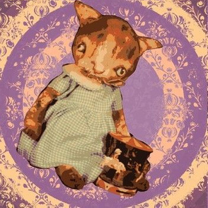 Kitty Kitty in purple
