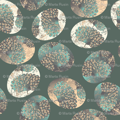 Eastern egg on green