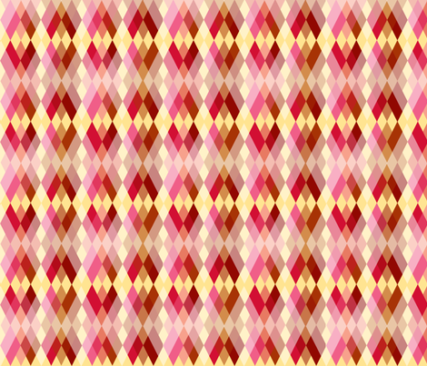 Spring Blooms Argyle fabric by fentonslee on Spoonflower - custom fabric