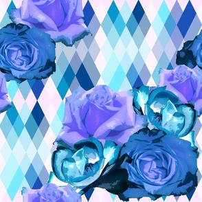 Spring Blooms Blue