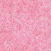 petoskey-stone pattern, red on white