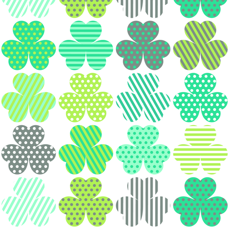 Shamrock Shuffle fabric by veritymaddox on Spoonflower - custom fabric