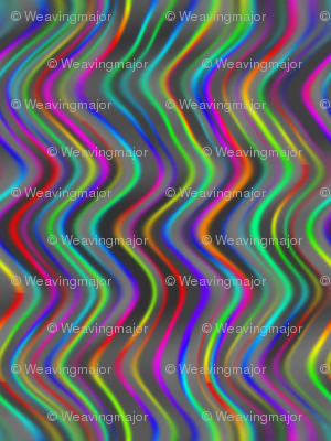 running waves - rainbow