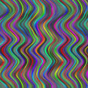running waves - rainbow