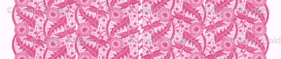 Dragonfly Lace ~ Tiers ~ Pink & White