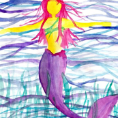 Watercolor Mermaid