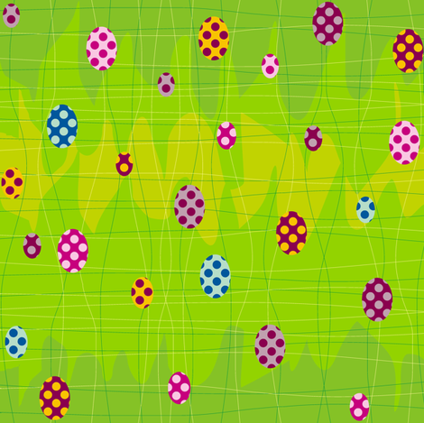 A Wonderland Easter fabric by smuk on Spoonflower - custom fabric