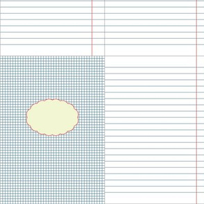 retrostyle textile notebook