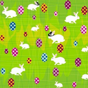 White Rabbit in Wonderland at Easter