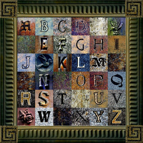 ABCs of the Churchyard ~ w/Frame