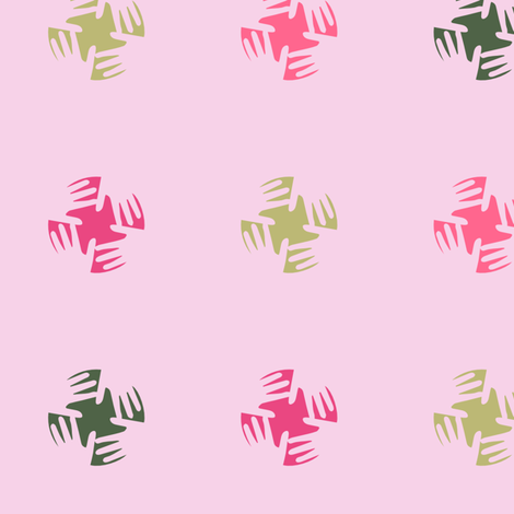 Circles of Friends (view swatch to see design) fabric by greenmyeyes on Spoonflower - custom fabric