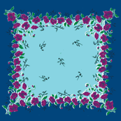 Blue Skies Grandma's Handkerchief