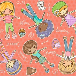 Yay Girls! Peach