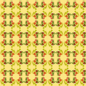 Girly Flower Power Geometric Small repeat
