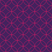 Encircled ~ Royal Purple and Raspberry