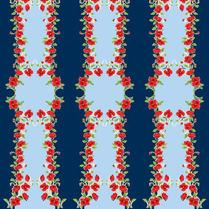 Fourth of July Grandma's Handkerchief Stripe