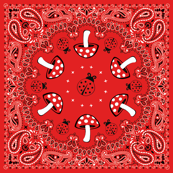bandana - red, small