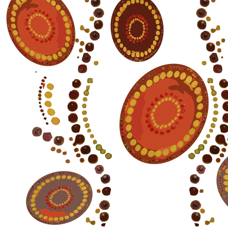 painted_eggs fabric by tat1 on Spoonflower - custom fabric