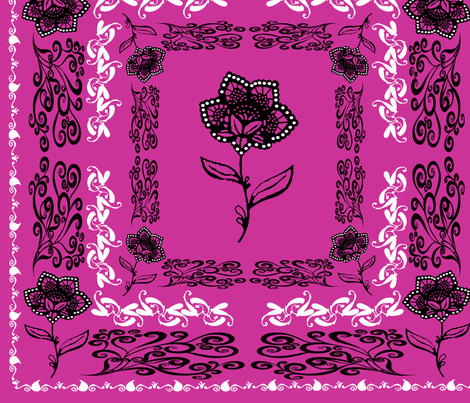 bandana - purple, big fabric by krs_expressions on Spoonflower - custom fabric