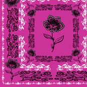 bandana - purple, big