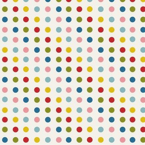 color pencil dots