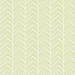chevron ♥ lime green and white