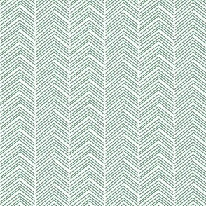 chevron ♥ green and white