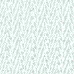 chevron ♥ mint green and white